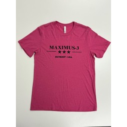 MAXIMUS-3 LOGO T-SHIRT Vintage Pink/Black