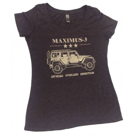 Women’s Tri-Blend Maximus-3 Wrangler T-Shirt Color: Vintage Purple